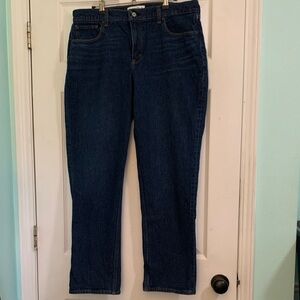 Abercrombie & Fitch The 90s Straight Mid Rise Curve Love Jeans Size 31 Regular